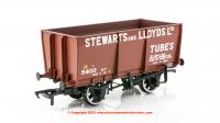 37-402 Bachmann 16 Ton Steel Slope-Sided Mineral Wagon 'Stewart & Lloyds' Red - Includes Wagon Load - Era 3